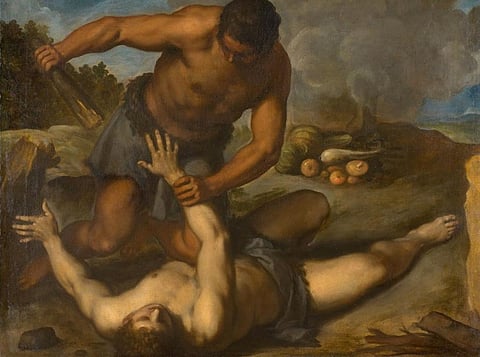 Cain and Abel, a famous painting by Venetian painter Palma il Giovane. Photo: Wikimedia Commons