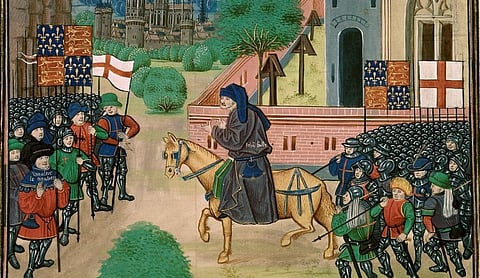 Radical preacher John Balle addresses peasant rebels during the English Peasants' Revolt of 1381. Photo: Wikimedia Commons