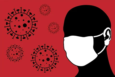 कोरोना फैलाने वाली 99.9 फीसदी बड़ी बूंदों को रोक सकते हैं मास्क: शोध