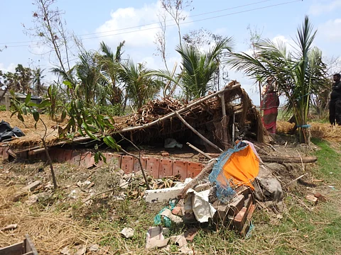 Cyclone Amphan led to the biggest displacement in the world during 2020. Photo: Medha Basu