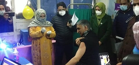 COVID-19 vaccination begins in Jammu, Kashmir and Ladakh