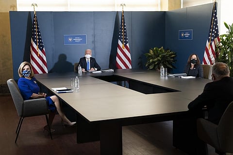 Democrats control both the White House and Congress for the first time in 10 years. Photo: AP Photo/Alex Brandon