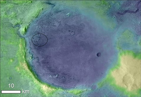 Image By : Nasa : Mars : Jezero Crator