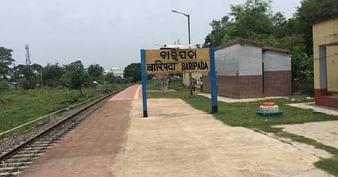 The deserted Baripada railway station. Photo: Ashis Senapati