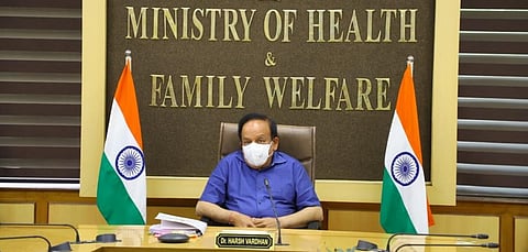 Photo: Dr Harsh Vardhan's Twitter Handle