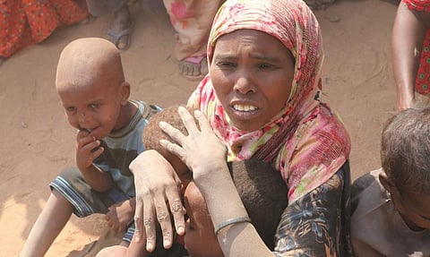 Experts warned last year that the three Cs namely climate change, conflict and COVID-19 would lead to more Africans going hungry. Photo: Oxfam East Africa via Wikipedia