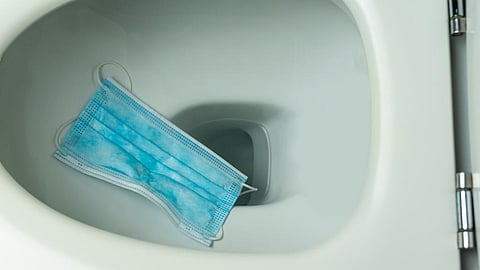 How flushing down COVID-19 waste can pose a serious threat