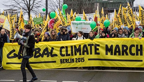 The Global Climate March in Berlin in 2015. Photo: mw238 via Wikimedia