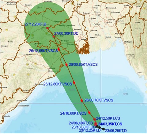 Cyclone Yaas gathers speed, set for early landfall on May 26