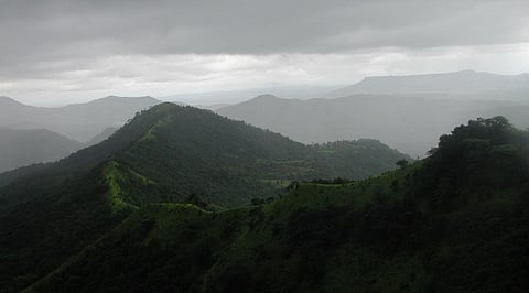 Monsoons in the Western Ghats. Photo: Adrian Sulc via Wikimedia