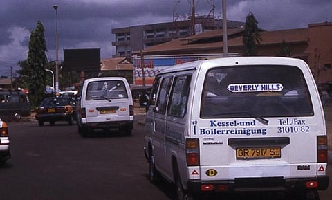 A trotro in Accra. Photo: Wikipedia