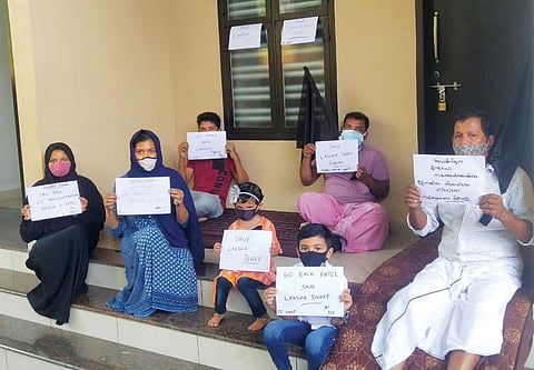 While the government says
the new regulations will help develop Lakshadweep as a tourist hub, protesters say they will destroy the archipelago’s ecology and culture (Photograph courtesy: Save Lakshadweep Forum)