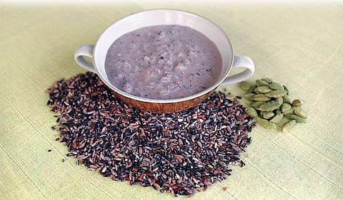 Black rice from Manipur. India, even today, harbours over 5,000 varieties of rice. Photo: Vikas Choudhary / CSE