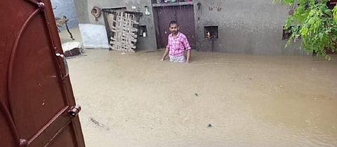 Shivpuri, Madhya Pradesh in central India, was flooded due to extreme precipitation August 2-3, 2021