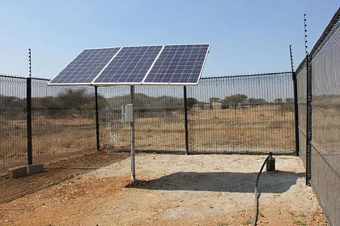 A solar panel in Botswana. Photo: Wikimedia Commons