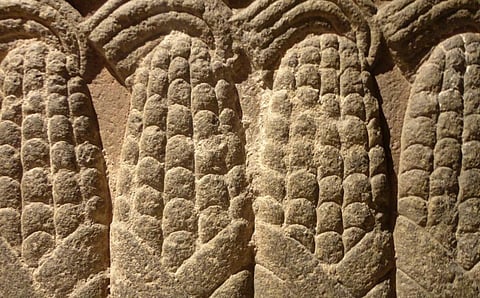 An ancient Mesoamerican relief showing maize. Photo: Juan Carlos Fonseca Mata via Wikimedia