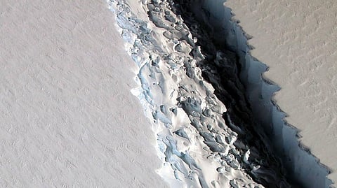 Why did Antarctic Larsen C ice shelf break in 2017? NASA has an answer
