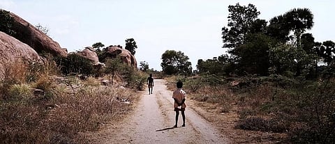 A still from Tamil film Pebbles.