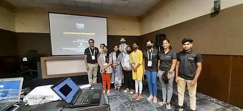 A master class on India Science OTT Channel was also conducted at the science festival. Photo: ISW