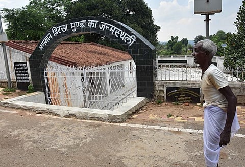 बिरसा मुंडा के पोते सुखराम मुंडा। फोटो: मो. असगर खान