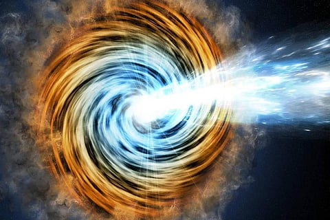 भारतीय खगोलविदों ने ब्लेजर टन 599 के बारे में लगाया पता, क्या है यह ब्लेजर