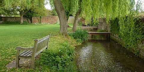 The River Misbourne in the Chitern Hills in England. Photo: istock