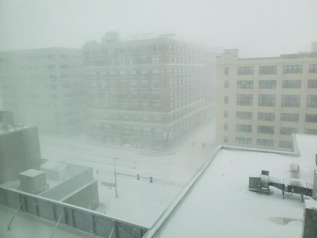 Boston on the morning of January 29, 2022. Photo: @missfrodo25 / Twitter