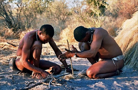 The Khoisan people of southern Africa. Photo: Wikimedia Commons