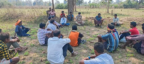 About 55,000 families fled the dense forests of Abujhmar, currently under Maoist control, and took refuge in Andhra Pradesh and Telangana Photo: The New Peace Process-in Central India