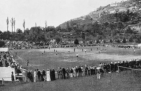 The Durand Football Tournament in Shimla during the British Raj. Photo: iStock