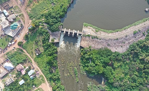 The Weija dam on the Densu river in Ghana. Photo: iStock