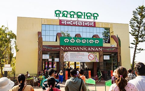The entry gate of Nandankanan Zoological Park in Odisha. Photo: iStock