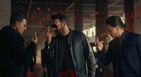 Screengrab of the advertisement that aired recently, starring Akshay Kumar, Ajay Devgn and Shah Rukh Khan.