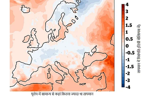 यूरोप में रिकॉर्ड गर्म रही गर्मियां, सामान्य से एक डिग्री सेल्सियस ज्यादा था तापमान
