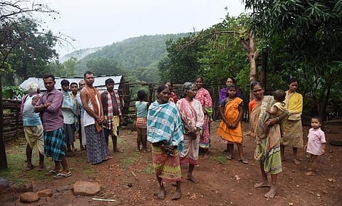 The residents of Loyendia village in Kandhamal district, Odisha. Photo: Arabinda Mahapatra