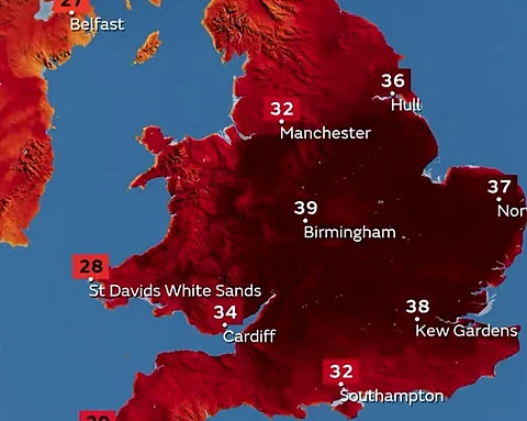 UK heatwave: Temperature crosses 40°C