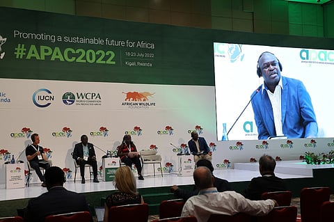 A panel discussion at Africa Protected Areas Congress