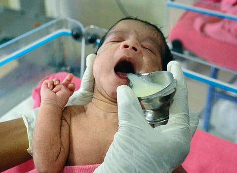 Donated human milk is the next best option to mother's milk, as it can provide babies with nutrients and antibodies crucial for early development (Photo courtesy: Laasya Shekhar)