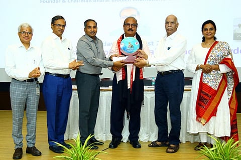 Dr Krishna M Ella is the chairman at Bharat Biotech that produced Covaxin. Photo: ISW