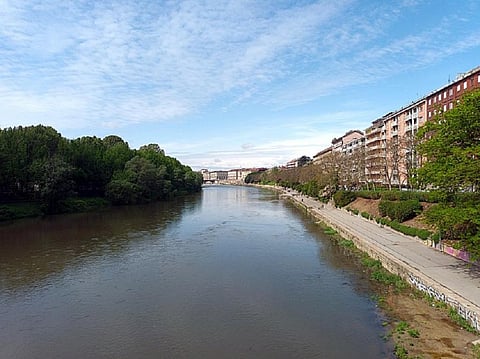Water levels were seven feet lower than usual in the Po river in Italy. Photo for representation: Wikimedia Commons