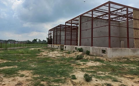 The aviaries built at the centre. Photo: Satyendra Sarthak