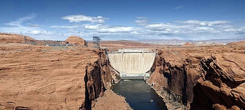 Lake Powell was created in 1964 by the construction of Glen Canyon Dam in Arizona, United States. Photo: UN News