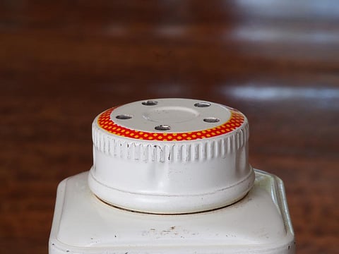 Talc-based powders are used to prevent nappy rash in babies and for personal hygiene by many adults. Photo: Wikimedia Commons