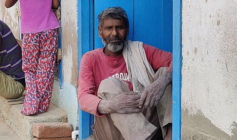 Pir Muhammad is a farmer in Sarila of UP’s Hamirpur district who owns 1 acre of land. Photo: Aman Gupta