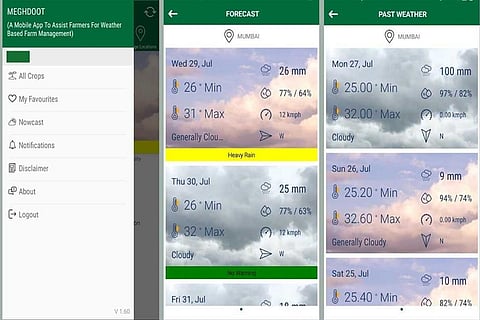 अब किसानों को उनके इलाके के आधार पर मौसम संबंधी सेवाएं देगा मेघदूत मोबाइल ऐप