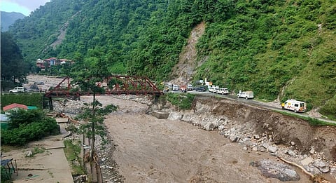 19 अगस्त को हुई भारी बारिश के कारण उत्तराखंड में तबाही के मंजर दिख रहे हैं। फोटो: मेघा प्रकाश