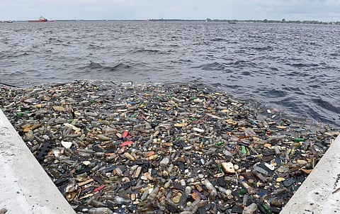 Plastic bottles and other waste are some of the contaminants destroying the oceans. Photo: Issouf Sanogo/AFP via Getty Images