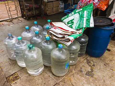 Those who cannot have RO at home oftern purchase 20 litres of water containers from private companies. Photo: iStock