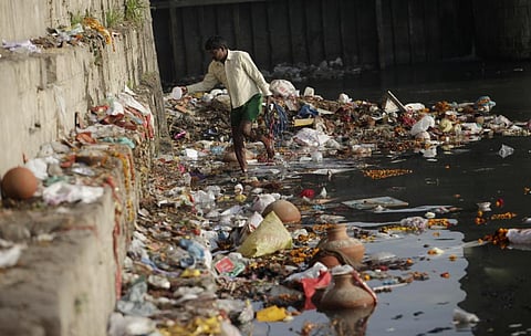 Poor sanitation is linked to the development and transmission of diarrhoeal diseases, apart from its linkages to the spread of AMR. Photo: iStock