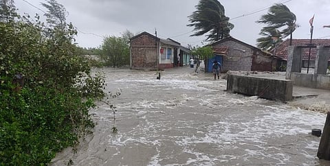 In Odisha, there is a loss of traditional agricultural land and fisheries-based livelihoods after climate-change induced diasters.